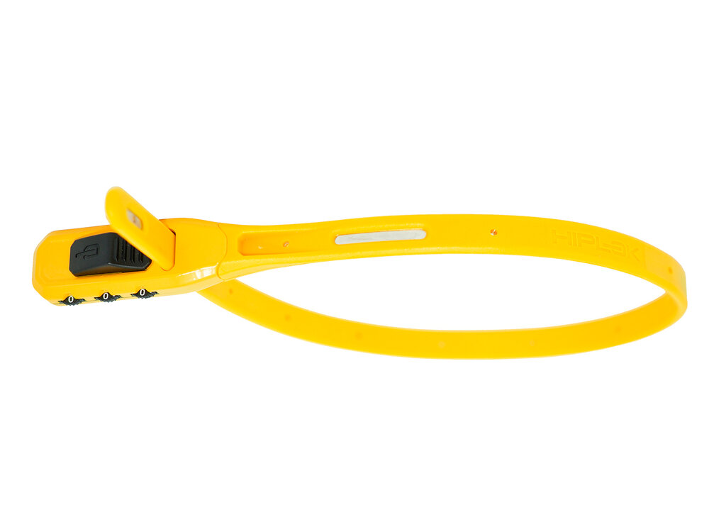 Hiplok Z-Lok COMBO, with combination dials, 50cm diameter Unisex nos yellow