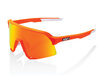 100% S3 Neon Orange Hiper Mirror Lens  unis Neon Orange