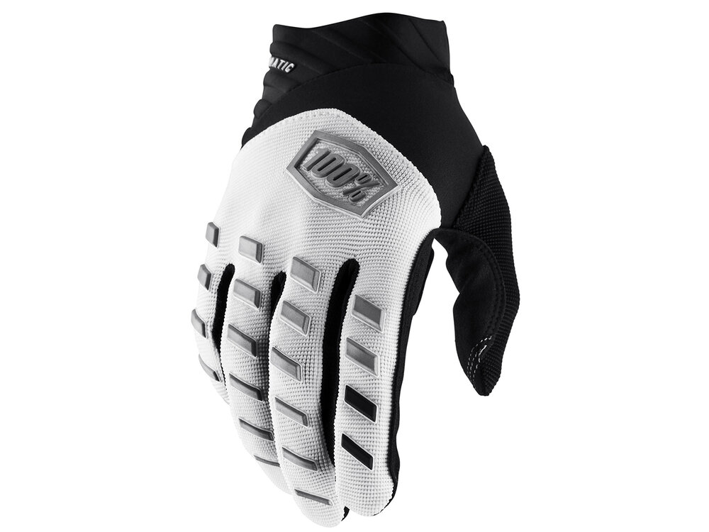 100% Airmatic Gloves  M white
