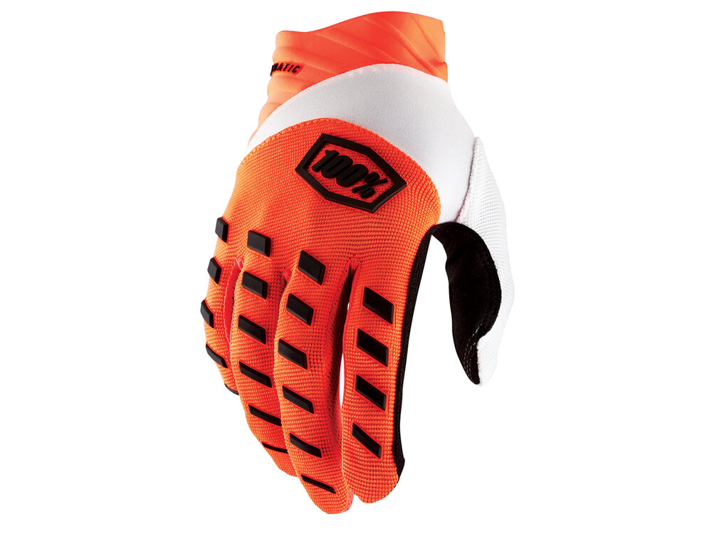 100% Airmatic Gloves  L fluo orange