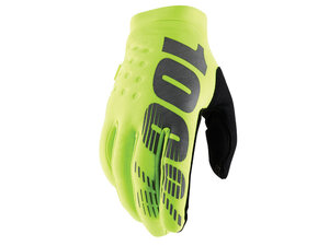 100% Brisker Cold Weather Glove  L Fluo Yellow / Black