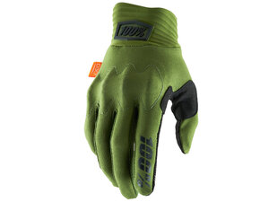 100% Cognito Gloves  L Army Green / Black