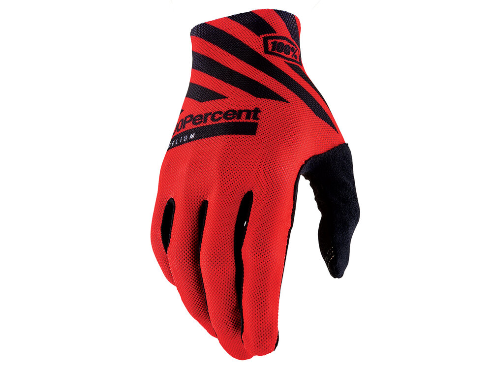 100% Celium Gloves  L Racer Red