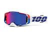 100% Armega goggle anti fog hiper mirror lens  unis Genesis