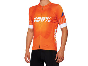 100% Exceeda Short Sleeve Jersey  S orange