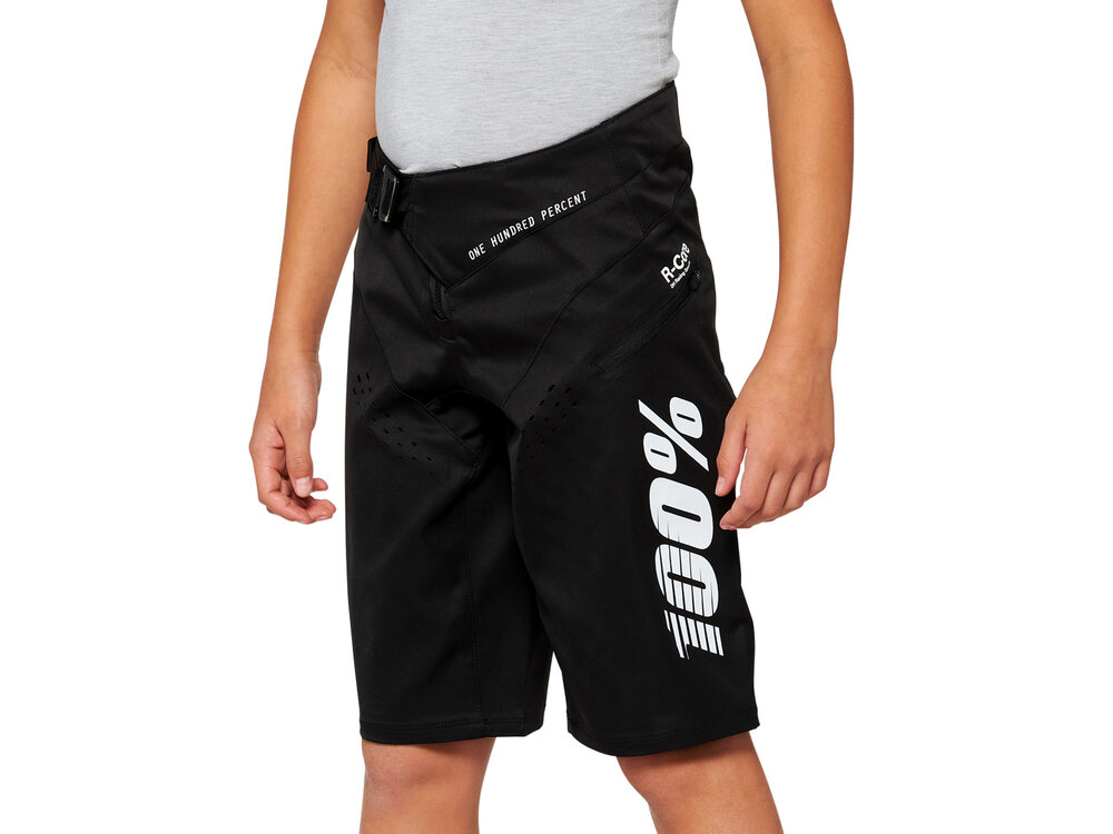 100% R-Core Youth Shorts   24  black