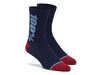 100% Rythym socks (merino)  L/XL Navy Heather