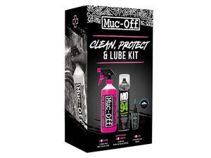 Muc Off Clean, Protect, Lube Kit (Wet Lube Version) (5)  nos black